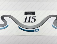 Evinrude 115HP Ficht Fuel Injection 1999-2000 White Cowl Outboard Decal Kit Evinrude 115HP Ficht Fuel Injection 1999-2000 White Cowl Outboard Decal Kit
